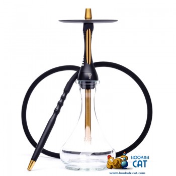 Кальян Alpha Hookah Model S Black Matte (Альфа Хука Модель С Черный Матовый) - фото 1